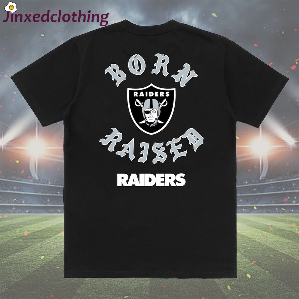 Official Las Vegas Raiders Born X Raised T-shirt 